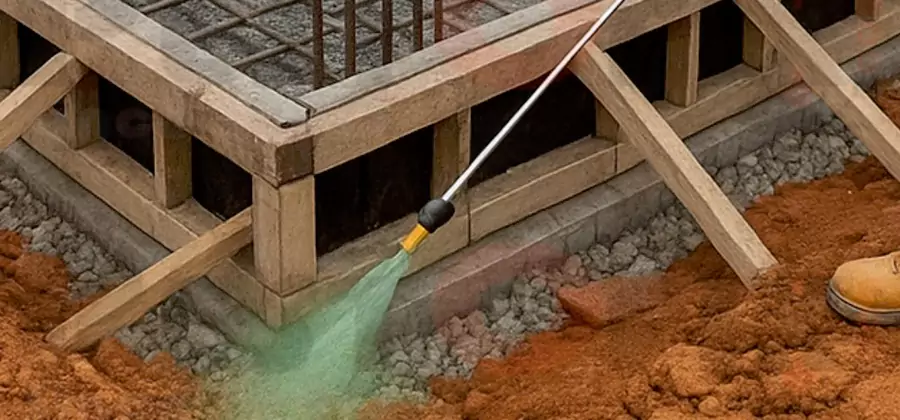 Foundation Slab Termite Treatment in Amarillo